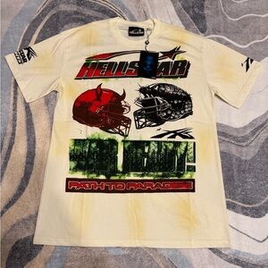 Hellstar War Ready White T Shirt Mens Size Large